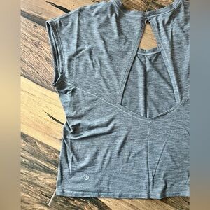 Lululemon Grey Yoga Top Shirt